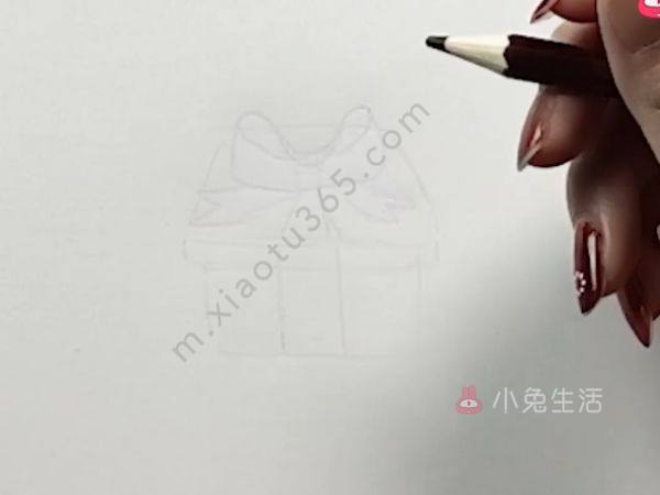 礼品盒简笔画