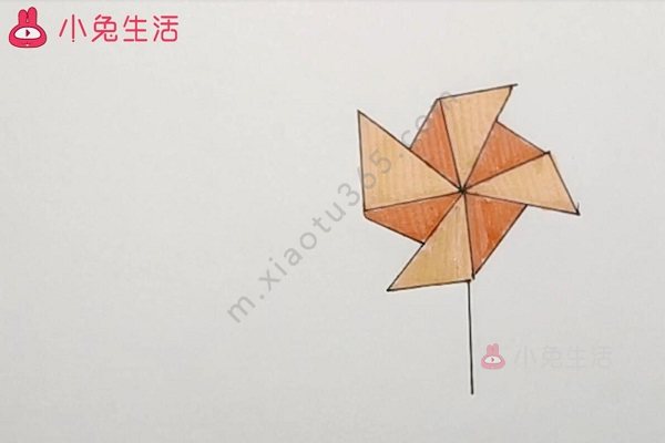 风车简笔画