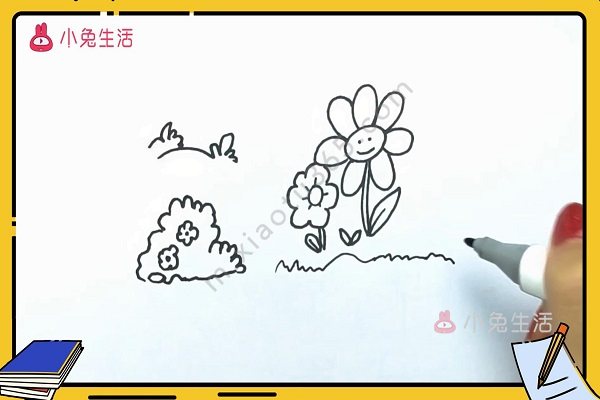 春天简笔画