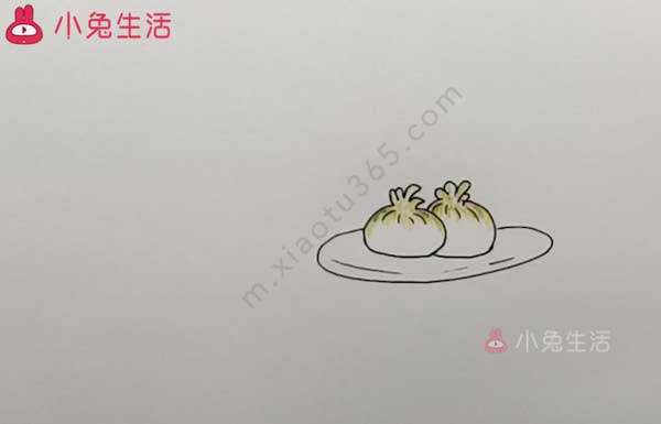 包子简笔画