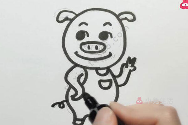 生肖猪简笔画