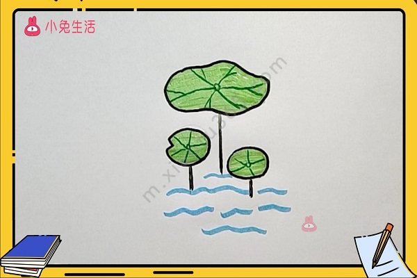 荷叶简笔画