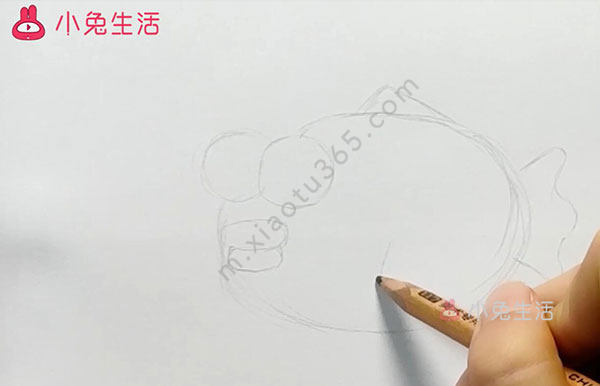 小金鱼简笔画