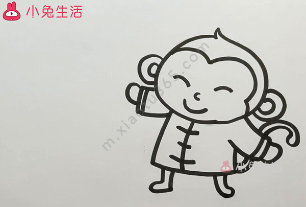 生肖猴简笔画
