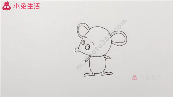 小老鼠简笔画