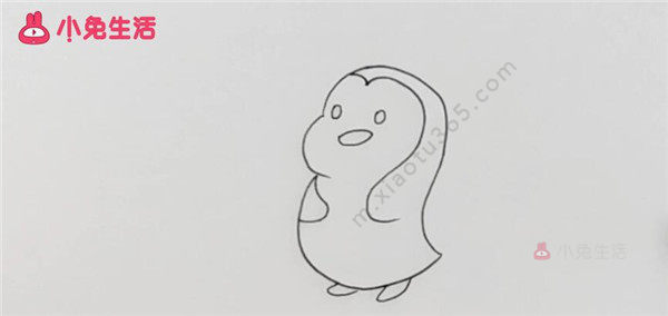 企鹅宝宝简笔画